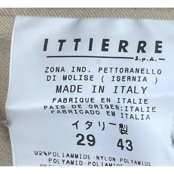 Versace Jeans Couture Ittierre Vintage Men's 5 Pocket Casual Pants Size 28x33 - Picture 8 of 16